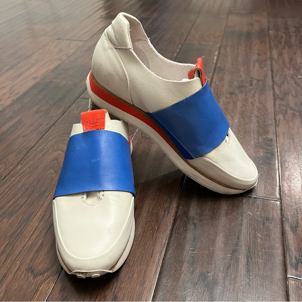 Rag & bone Leather Sneakers Colorblock